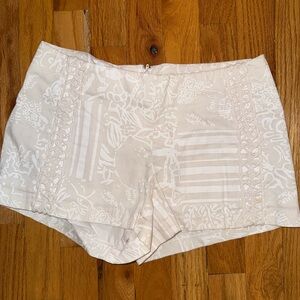 Lilly Pulitzer Cream High Waist Shorts
